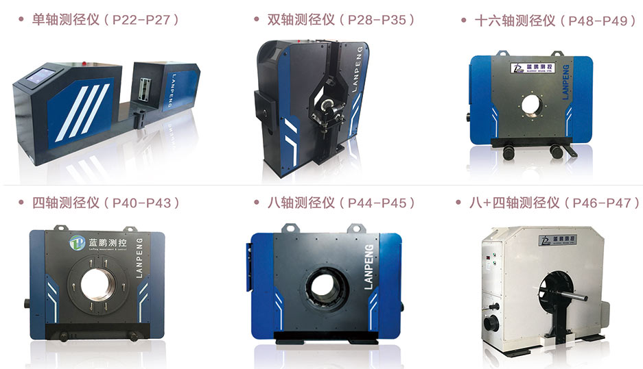 多種類型的激光測徑儀匯總