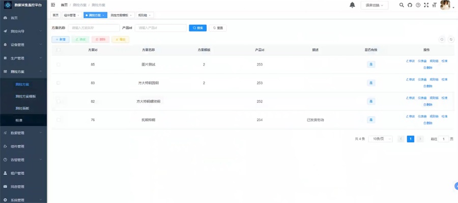 LP-SCADA數(shù)據(jù)采集監(jiān)測平臺如何實現(xiàn)方案管理？